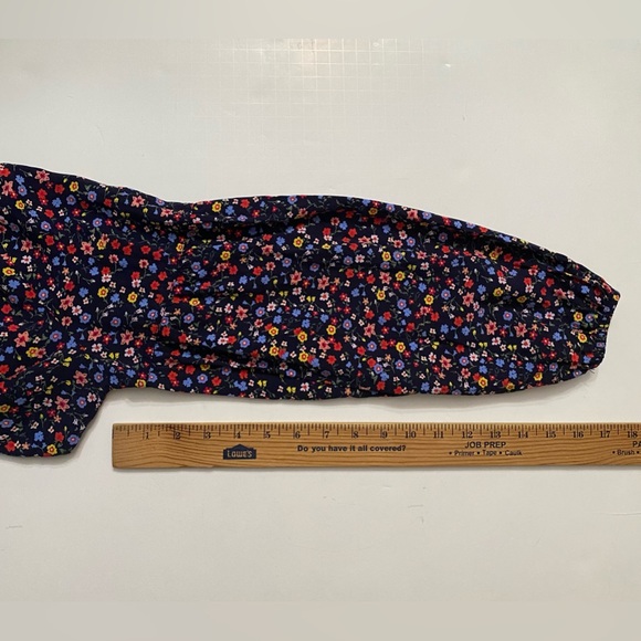 Gap Long Sleeve Shift Dress Navy Floral, long sleeves Women’s size XL Tall - Picture 4 of 11